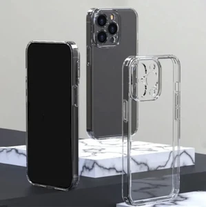 360 Pełne etui na iPhone 15 14 13 12 11 7 8 PRZEZROCZYSTE odporne na wstrząsy etui na telefon Gorilla - Zdjęcie 1 z 4