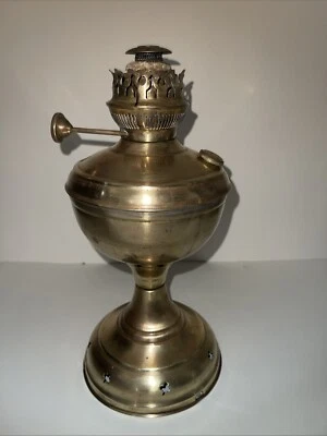 Antique 1880 Imperial Russia Otto Muller Berlin Brass Oil Lamp-read description - Imagem 1 de 4