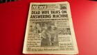 Weekly World News May 29,1984 Dead Wife Talks on Answering Machine