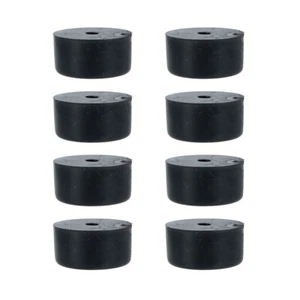 8PCS Supple Rubber Speaker Spike Pad Rubber Floor Disc Speaker Base Accessory - Imagen 1 de 12