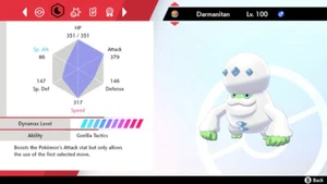 Pokémon Espada y Escudo SWSH - Brillante 6IV Max EV Listo para la Batalla Galar Darmanitan - Imagen 1 de 4