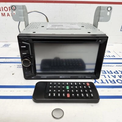 Soundstream VR-624B 2DIN 6.2" Touchscreen CD DVD Bluetooth USB Aux-in w/ Remote - Image 1 of 4