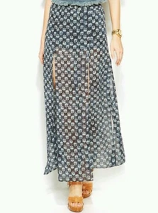 NEW! MICHAEL Michael Kors Floral-Print Slit Maxi Skirt Size 10,14,16 - Picture 1 of 7