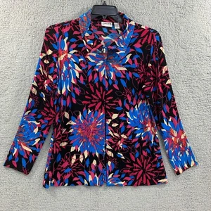 Top para mujer Chicos Travelers colorido floral talla M 8 deslumbrante viaje sin arrugas - Imagen 1 de 10