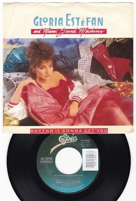 Gloria Estefan & Miami Sound Machine - Rhythm Is Gonna Get You - 7" 45RPM Single - Image 1 of 4