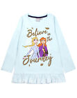 Frozen 2 Elsa And Anna Believe camiseta de manga larga con volantes para niña