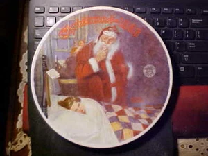LIMITED 1986 Knowles China Norman Rockwell Christmas Collector Plate Santa Claus - Picture 1 of 6