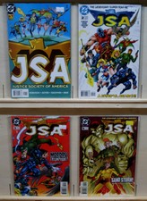 JSA (DC-1999) #1-3,5 Robinson & Goyer, Funeral for Wesley Dodds