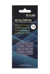 2 x Pack of Gelid Solutions GP Ultimate 1.5mm Thermal Pads 120 x 20 x 1.5 mm - Picture 1 of 8