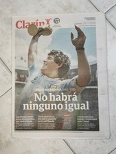 RARO - Giornale CLARIN (Argentina) DIEGO ARMANDO MARADONA morte 26 novembre 2020