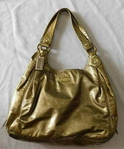 Coach Tasche Gold Lackleder Maggie 14331 - Bild 1 von 8