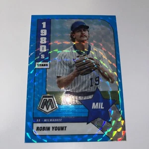 Robin Yount Mosaic Blue Florescent /15 1980s Stars #288 - Picture 1 of 11