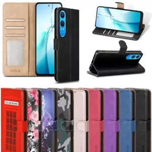 Case For OnePlus Nord CE4 Lite 5G Leather Wallet Magnetic Flip Stand Phone Cover - Picture 1 of 21