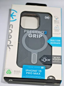 Custodia Grip Protettiva Speck per iPhone 15 Pro MAX - Grigio IVA inclusa - Foto 1 di 2