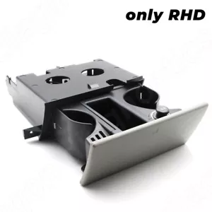 For VW T5 Transporter Ashtray Cup Coin Holder Dual Drink Grey RHD 7H285860130T - Picture 1 of 1