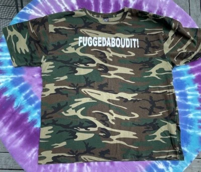 Fuggedaboudit! Shiperos Pizza T Shirt Camo  XL - Image 1 of 4