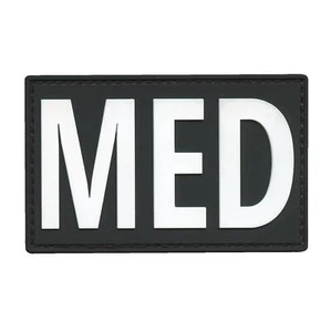 MED Paramedic EMS Medic PVC tactical IFAK rubber morale hook patch - Picture 1 of 2