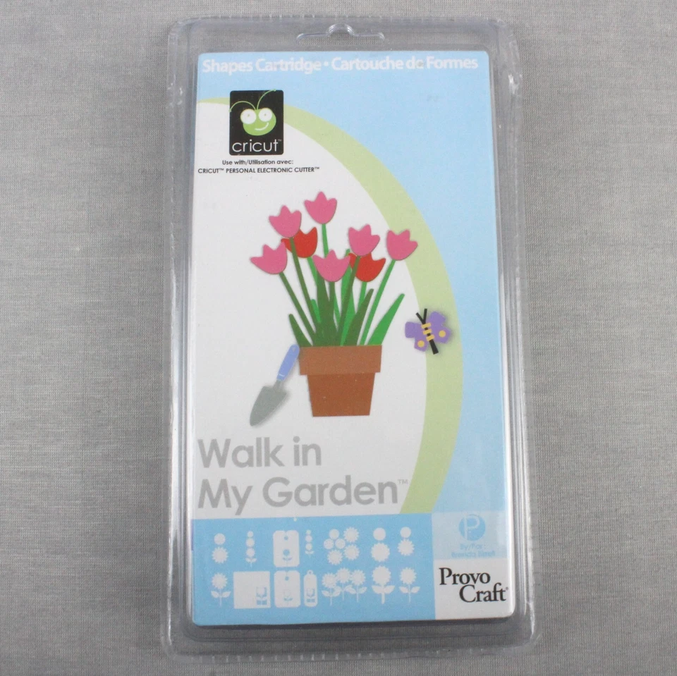 WALK IN MY GARDEN Cricut Expression Shapes Cartridge (29-0223)