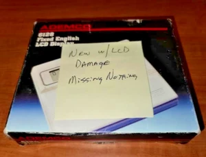 NEW- Ademco 6128 Honeywell Custom Fixed English LCD Display Keypad Security - Afbeelding 1 van 11