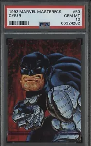 1993 MARVEL MASTERPIECES # 53 CYBER PSA 10 GEM MINT - Picture 1 of 3