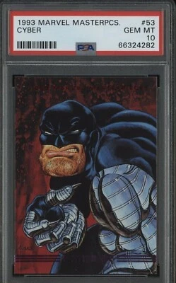 1993 MARVEL MASTERPIECES # 53 CYBER PSA 10 GEM MINT - Image 1 of 3