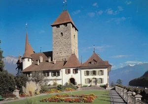 Alte Postkarte - Schloss Spiez am Thunersee - Bild 1 von 1