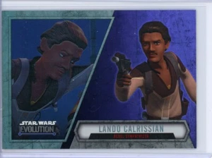Tarjeta paralela #65 LANDO CALRISSIAN 2016 Star Wars Evolution sable de luz púrpura - Imagen 1 de 2