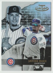 2020 Topps Gold Label #20 Javier Baez Baseball Card Chicago Cubs