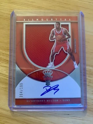 2018-19 Crown Royale De'Anthony Melton RPA RC AUTO #/199! 76ers Sixers XL JSY! - Image 1 of 2