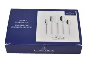 Villeroy & Boch 20 Piece Flatware Silverware Set Stainless Steel 12-6338-9060 - Picture 1 of 5
