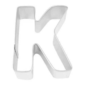 Alphabet Letter K 2.75'' Cookie Cutter Metal Kids Name Sandwich Birthday Party T - Picture 1 of 8