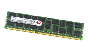 6x Samsung ECC SERVER 8GB 2Rx4 PC3L-10600R DDR3 Speicher M393B1K70QB0-YH9Q8 - Bild 1 von 3