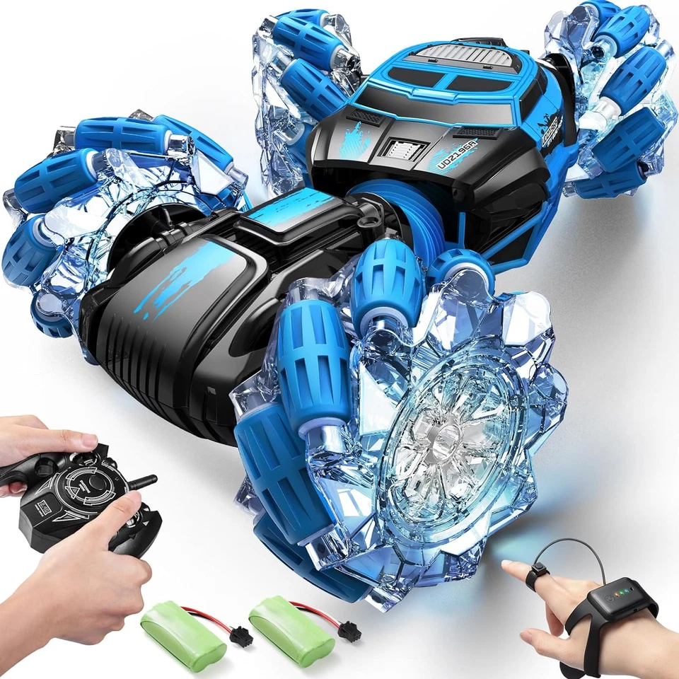 Coches de radiocontrol para niños niñas, 4x4 detección de gestos control remoto coche niños camión de acrobacias  Foto 1 de 4