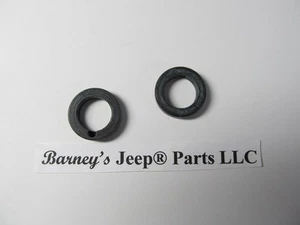 For 1972 - 1986 Jeep CJ5 CJ6 CJ7 CJ8 WIPER PIVOT SPACER PAIR (2) 5459081 BLACK - Picture 1 of 2