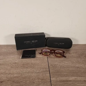 Christopher Cloos x Tom Brady Blue Light Glasses, CLOOS X BRADY Bourbon/BL NIB - Picture 1 of 8
