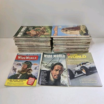 The Wide World Vintage Magazine Bundle x 63 Copies 1950s~1960s  - Image 1 of 4