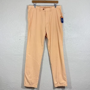 Tommy Bahama Del Chino Pant 35x34 Pima Cotton Boracay T1986 Desert Peach New NWT - Picture 1 of 15