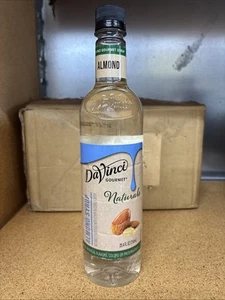 Almond Syrup 25.4 Fl Oz Natural Coffee Dessert Flavoring Sweetener - Picture 1 of 2