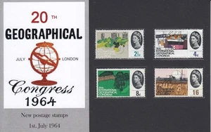 GB 1964 CONGRESO GEOGRÁFICO PAQUETE DE PRESENTACIÓN PRIVADA DISEÑO ESPECIAL LIMITADO - Imagen 1 de 6