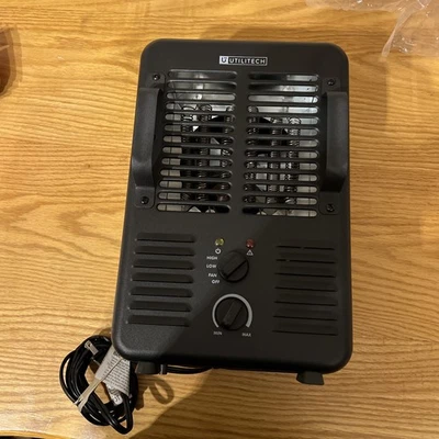 1500-Watt Electric Space Heater with Thermostat for Indoor Use - Image 1 of 4