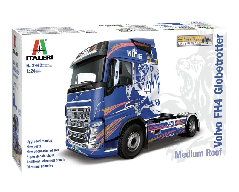 Italeri - 1/24 VOLVO Fh4 Globetrotter Medium Roof