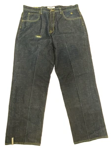 ROCA WEAR BAGGY WIDE LEG HIP HOP GRUNGE BESTICKT DENIM JEANS HERREN GR. 40X34 - Bild 1 von 17