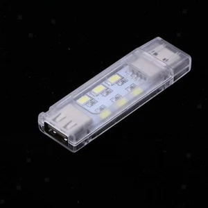 Mini Barre Lumineuse LED Portable USB avec 12 LEDs Veilleuses-Données de Support - Photo 1/6