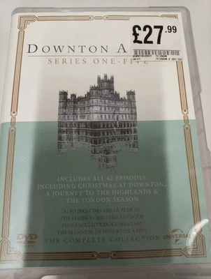 Downton Abbey Series One to Five Box Set DVD - Pre Owned - Image 1 of 3