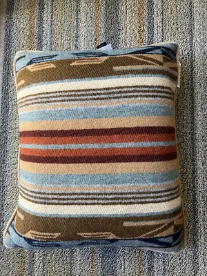 BNWT Pendleton Throw Pillow Southwestern Chimayo Harvest Stripe 14” x 11” - Image 1 of 4