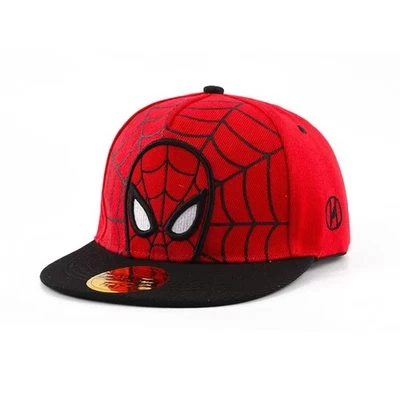 Boné de beisebol infantil Spiderman Snapback chapéu ajustável para meninos meninas 3-6 anosSpid - Imagem 1 de 4