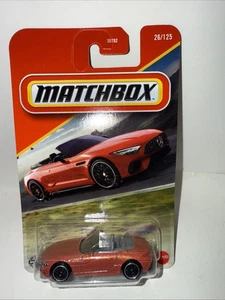 Matchbox Mercedes-AMG SL 63 Convertible Metalflake orange Farbe 1/64 NEU - Bild 1 von 8