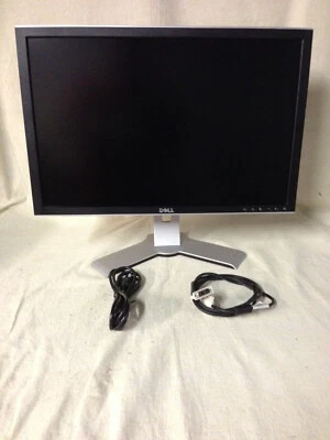 🔥Dell 2408WFP 24" Wide LCD Monitor w/4-Port USB HDMI VGA DVI DP 2408WFPb G283H - Image 1 of 4