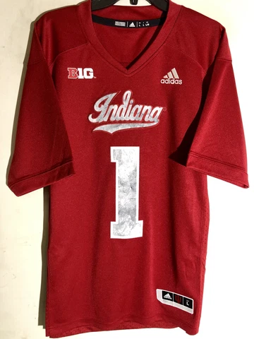 Adidas Premier NCAA Jersey Univ of Indiana Hoosiers #1 Red Alt sz L Cover