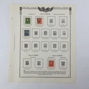 Vintage US Postal Issues Postage Stamp Minkus Pg 16 1902-03 211 212 215 - Bild 1 von 3